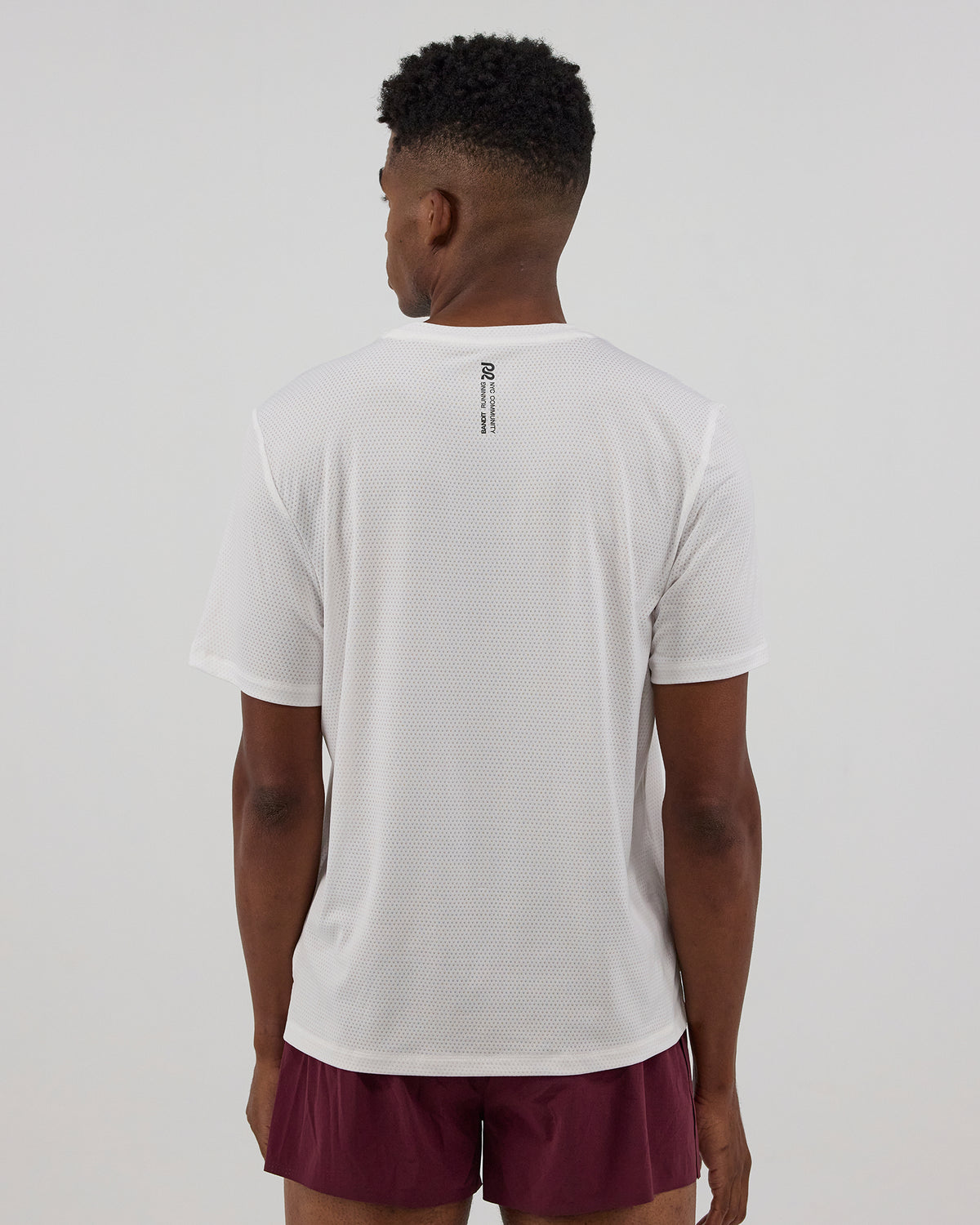 Bandit Micromesh™ Run Tee Men's - White - Frontrunner Colombo